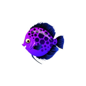 Violet Honeycomb Discus